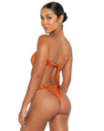 Xenia bottoms espresso brown cheeky bikini brazilian