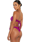 Xenia bottoms iris purple cheeky bikini brazillian