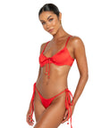 Isola bottoms anguria red tie side adjustable bottoms