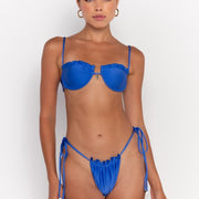 underwired balconette bikini top