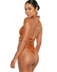 sicily bottoms espresso brown double strap bikini bottoms