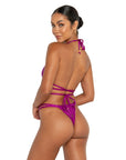 sicily bottoms iris purple double strap bikini bottoms