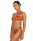 Xenia bottoms espresso brown cheeky bikini brazillian