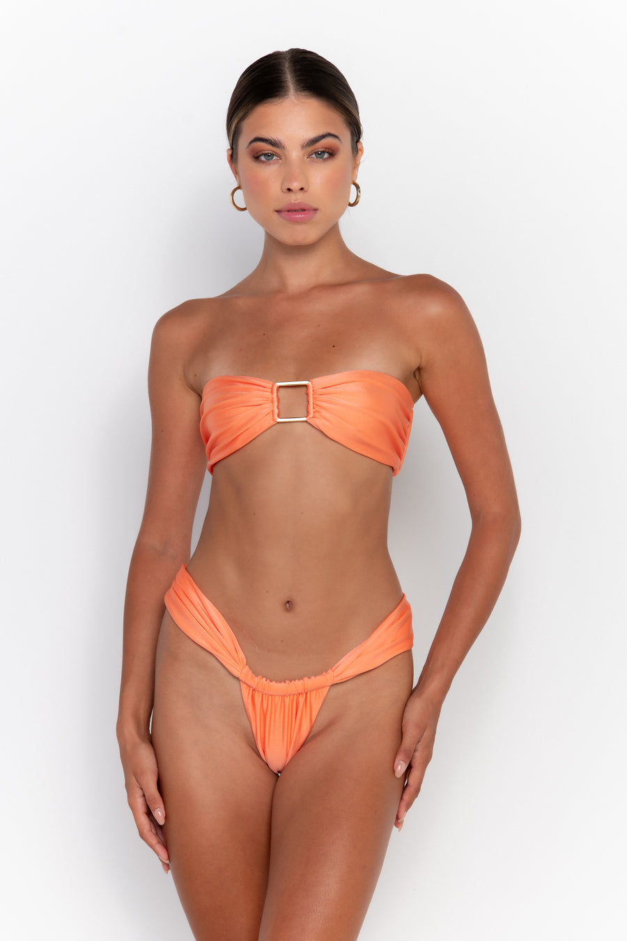 adjustable bandeau bikini top