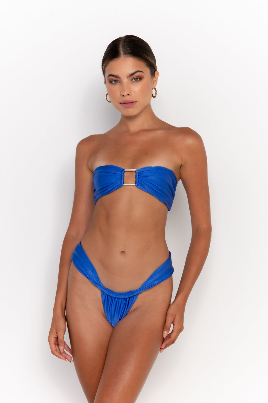 adjustable bandeau bikini top