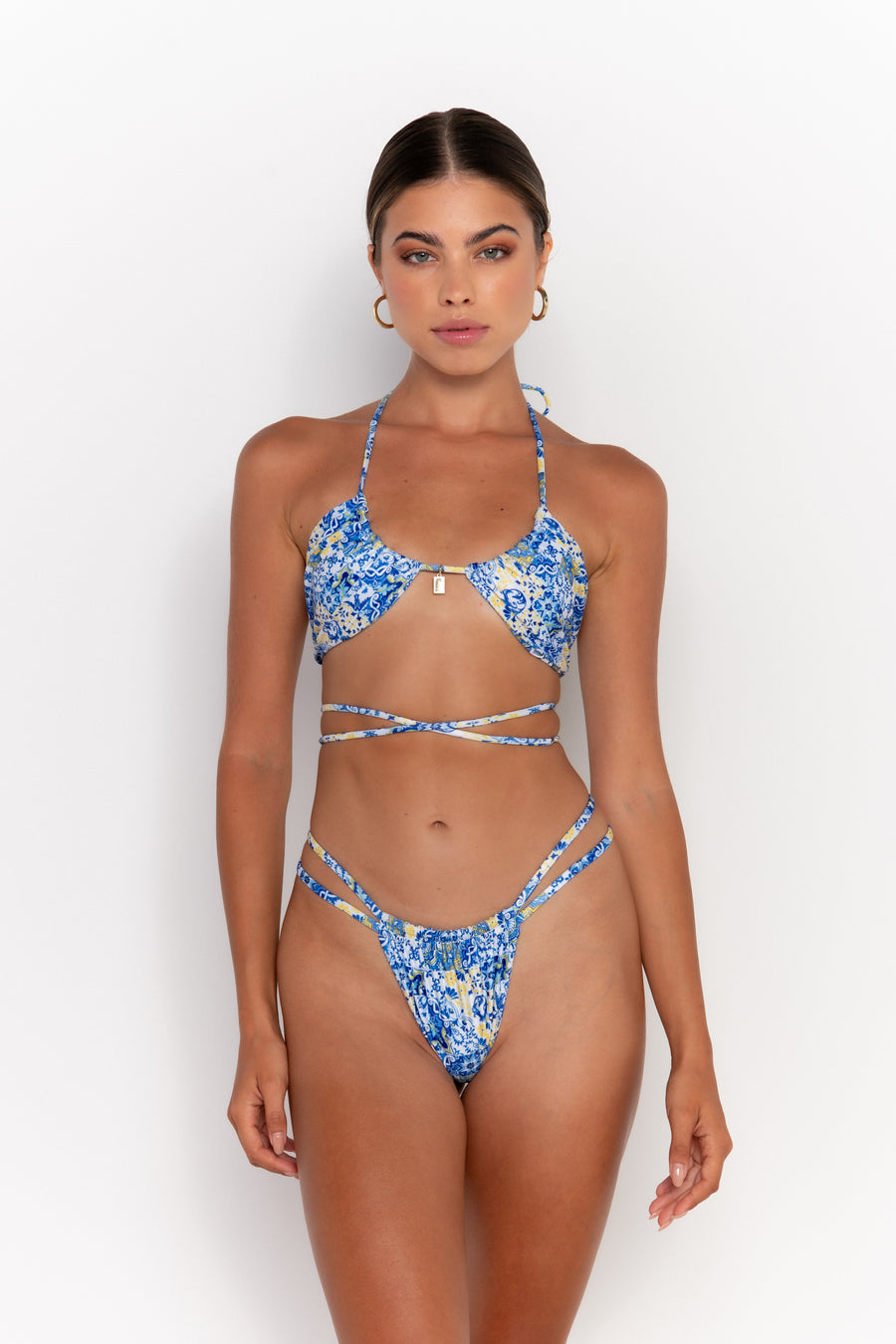 SICILY PORTOFINO - HALTER BIKINI TOP