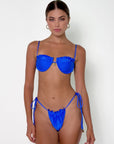 underwired balconette bikini top