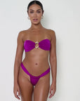 Xenia bottoms iris purple cheeky bikini brazillian